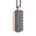 Zancan Zancan Titanium & 18Kt Gold Necklace ETC238-55 #2