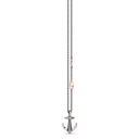 Zancan Zancan Titanium & 18Kt Gold Necklace ETC211 #2