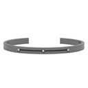 Zancan Zancan Titanium, 18Kt Gold & Diamond Bracelet ETB128