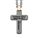 Zancan Zancan Titanium, 18Kt Gold & Diamond Necklace ETC236G-55 #2