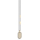 Zancan Zancan Titanium, 18Kt Gold & Diamond Necklace ETC230G-55 #3