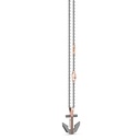 Zancan Zancan Titanium, 18Kt Gold & Diamond Necklace ETC229R-55 #3