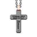 Zancan Zancan Titanium, 18Kt Gold & Diamond Necklace ETC240R-55 #2