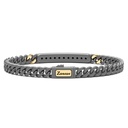 Zancan Zancan Titanium, 18Kt Gold & Natural Diamond Bracelet ETB237G #2