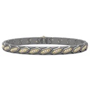 Zancan Zancan Titanium, 18Kt Gold & Natural Diamond Bracelet ETB230G