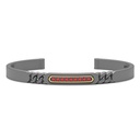 Zancan Zancan Titanium, 18Kt Gold & Precious Stone Bracelet ETB227