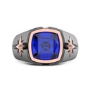 Zancan Zancan Titanium, 18Kt Gold & Sapphire Ring ETA211