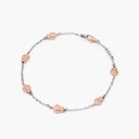 Zancan Zancan White Gold Bracelet With Anchor EB697BR