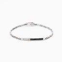 Zancan Zancan White Gold Bracelet With Diamonds EB557-BR