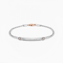 Zancan Zancan White Gold Bracelet With Diamonds EB675BR