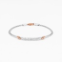Zancan Zancan White Gold Bracelet With Diamonds EB673BR