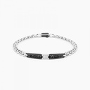 Zancan Zancan White Gold Bracelet With Diamonds EB561-BN