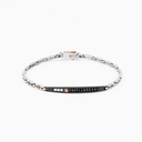 Zancan Zancan White Gold Bracelet With Diamonds EB557-BN