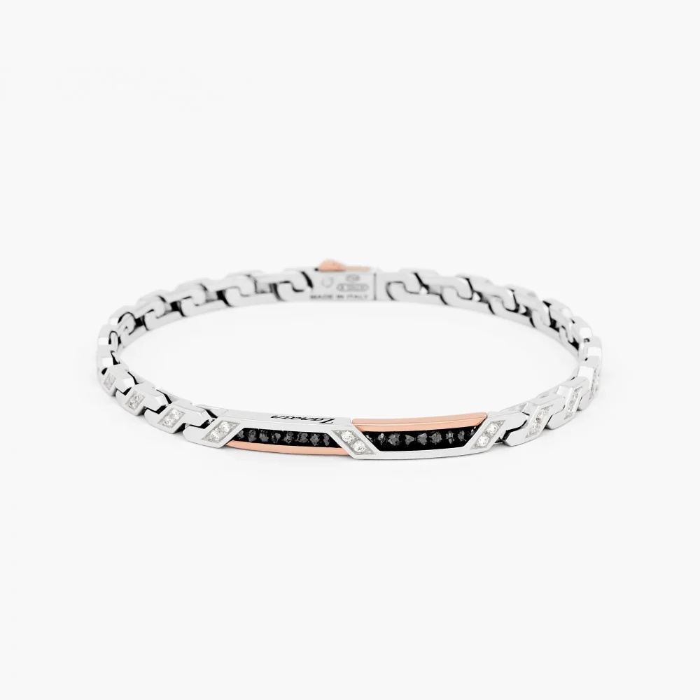 Zancan Zancan White Gold Bracelet With Diamonds EB926BR