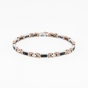 Zancan Zancan White Gold Bracelet With Diamonds EB930BR