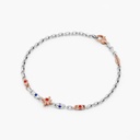Zancan Zancan White Gold Bracelet With Diamonds And Precious Stones EB896BR-ZR