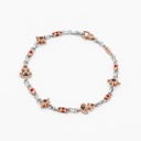 Zancan Zancan White Gold Bracelet With Diamonds And Precious Stones EB897BR-RU