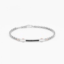 Zancan Zancan white gold bracelet with diamonds. EB814BR
