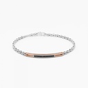 Zancan Zancan white gold bracelet with diamonds. EB812BR