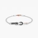 Zancan Zancan white gold bracelet with diamonds. EB688BR