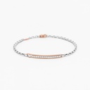 Zancan Zancan white gold bracelet with diamonds. EB888RB
