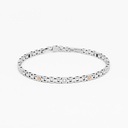Zancan Zancan white gold bracelet with diamonds. EB819BR