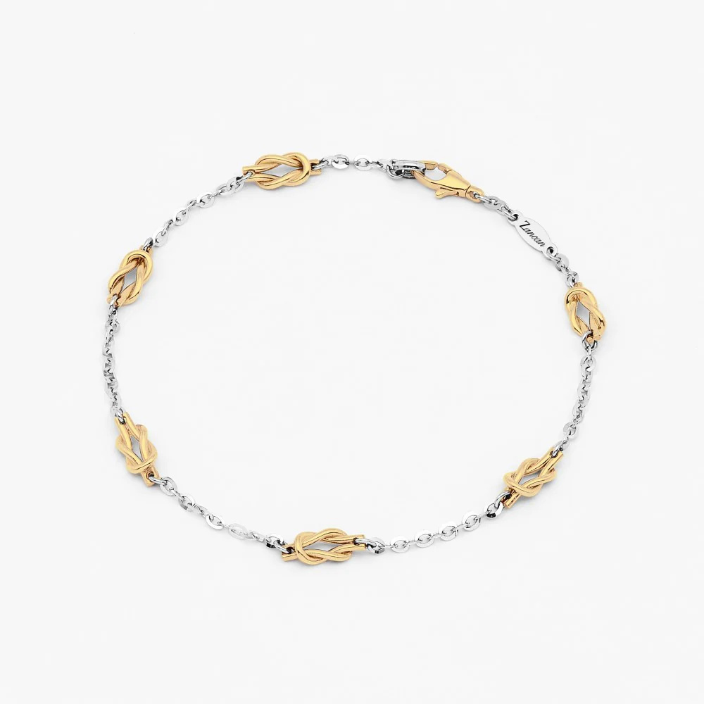 Zancan Zancan white gold bracelet with nautical knot EB698BG