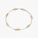 Zancan Zancan white gold bracelet with nautical knot EB698BG