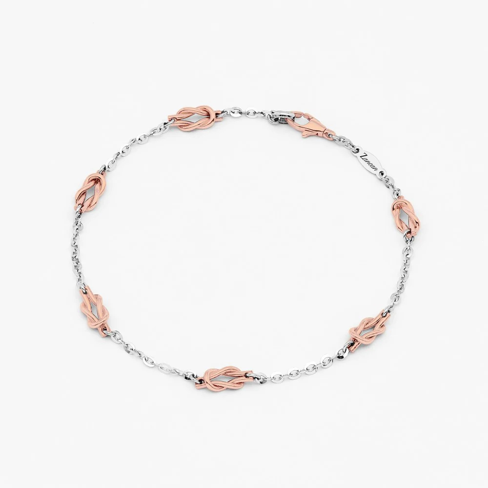 Zancan Zancan white gold bracelet with nautical knot EB698BR