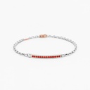 Zancan Zancan white gold bracelet with precious stones. EB889BR-RU