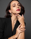 Amrita Small Round Necklace In Full Diamonds #2