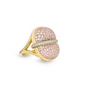 Amrita Round Ring In Full Diamonds #2