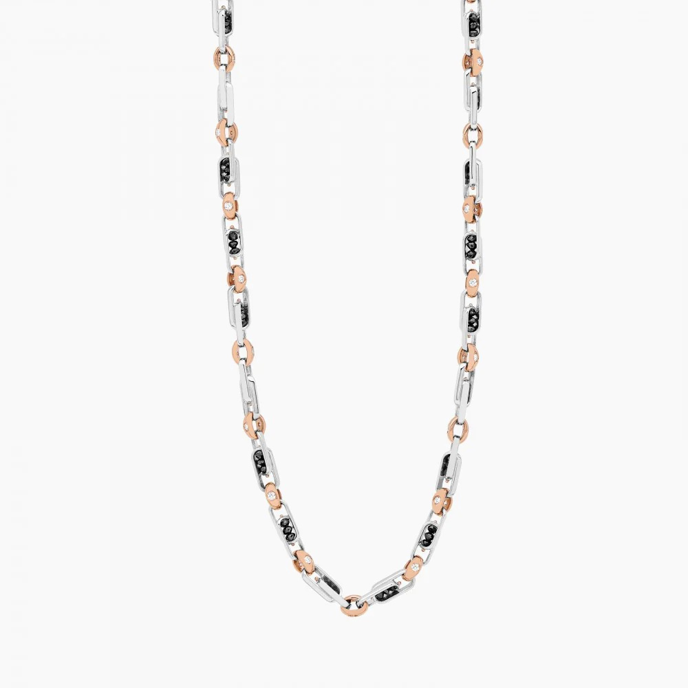 Zancan Zancan White Gold Necklace With Diamonds EC890