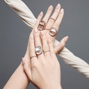 Amrita Round Duplet Ring #3