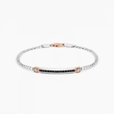 Zancan Zancan yellow gold bracelet with diamonds. EB676BR