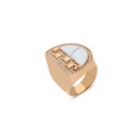 Terzihan Neutra Cairo Ring - White Agate
