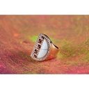 Terzihan Neutra Cairo Ring - White Agate #2