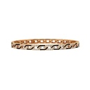 Terzihan Rose Gold Fizzy Rebel Bracelet With Diamonds - Black Enamel RG.RB01L01RB-S