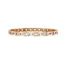Terzihan Rose Gold Fizzy Rebel Bracelet With Diamonds - White Enamel RG.REBEL