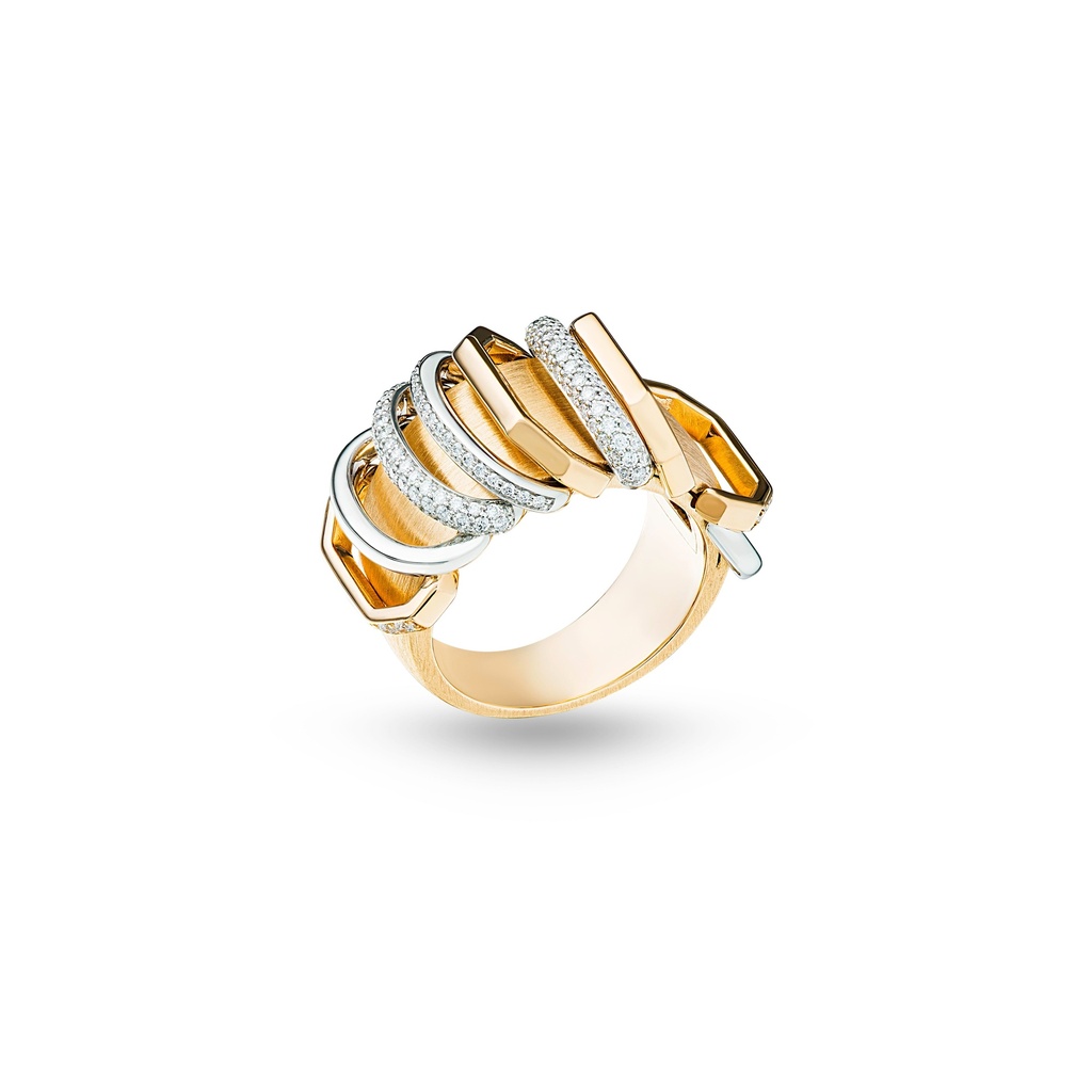 Whisper Ring In Yellow And White Gold #2