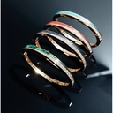 Terzihan Rose Gold Flow Bracelet - Black Enamel RG.FL02L01RB #2