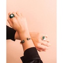 Terzihan Rose Gold Neutra Balance Bracelet - Malachite RG.BALANCE #2