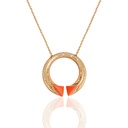 Terzihan Rose Gold Neutra Balance Pendant - Coral RG.BALANCE
