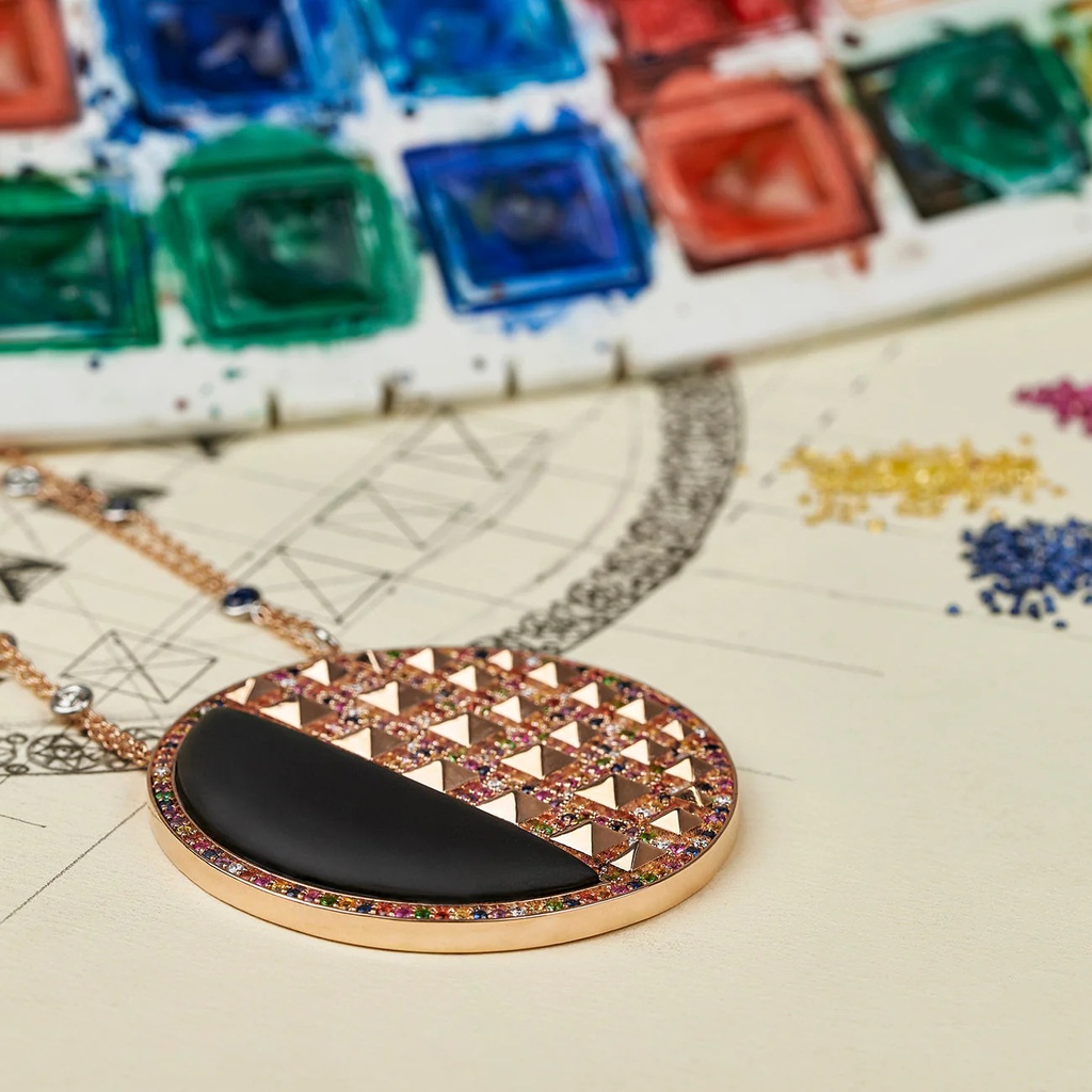 Terzihan Rose Gold Neutra Cairo Maxi Medallion Diversity Edition - Black Onyx RG.CAIRO-10-BLK #2