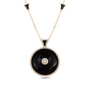 Terzihan Rose Gold Neutra Dome Medallion - Black Onyx RG.DOME