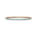 Terzihan Rose Gold Tornado Bracelet - Baby Blue Enamel RG.TORNADO
