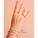Terzihan Rose Gold Tornado Bracelet - Baby Blue Enamel RG.TORNADO #8