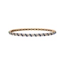 Terzihan Rose Gold Tornado Bracelet - Blue Mother of Pearl Enamel RG.TORNADO