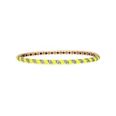 Terzihan Rose Gold Tornado Bracelet - Neon Yellow Enamel RG.TORNADO
