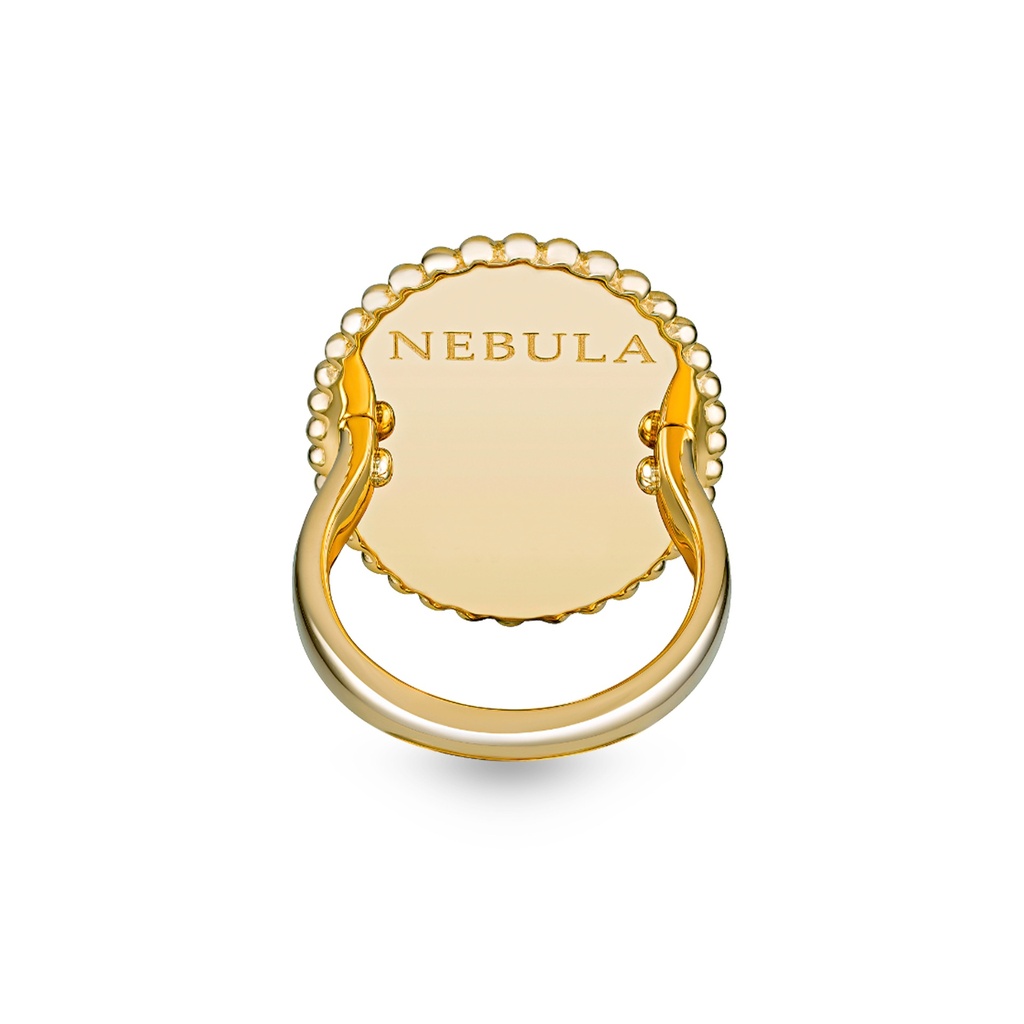 Nebula Cloud Emerald Ring #3
